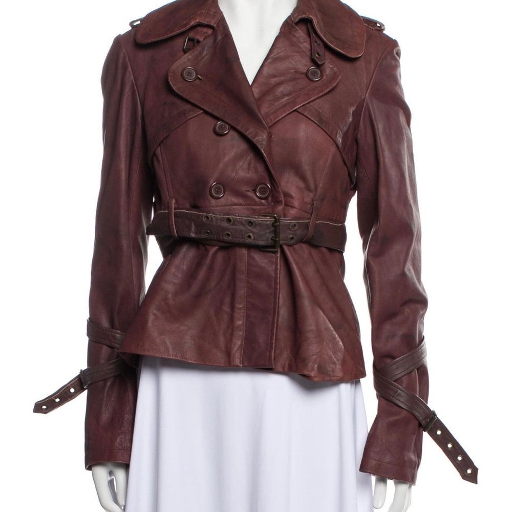 SUPER CHIC ALL SAINT LEATHER MOTORCYCLE JACKET